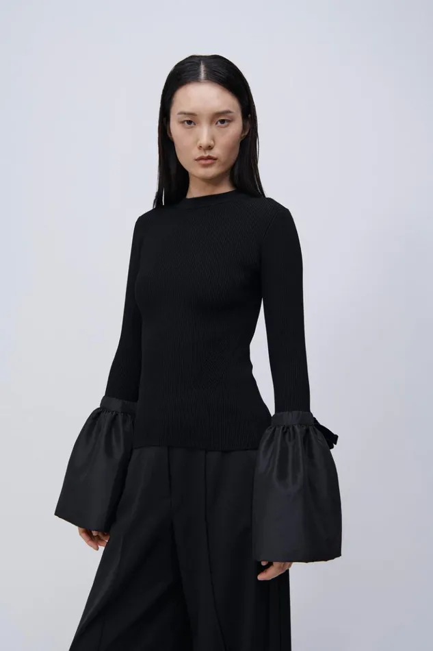 Women Agata Top Black Jonathan Simkhai Tops and Bodysuits