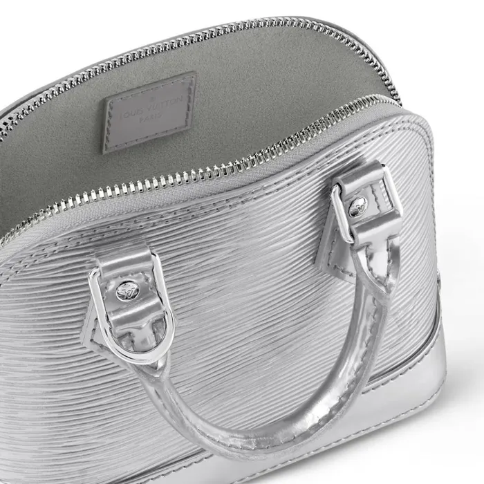 Women Alma Bag Louis Vuitton Louis Vuitton Silver M82682 NEW Nano Alma 8211 Louis Vuitton Handbag Store