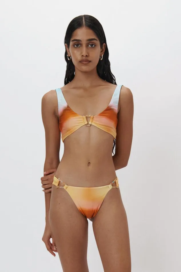 Women Astrid Bikini Top Sunset Blur Orchid Jonathan Simkhai Swimwear