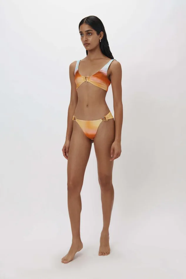 Women Astrid Bikini Top Sunset Blur Orchid Jonathan Simkhai Swimwear
