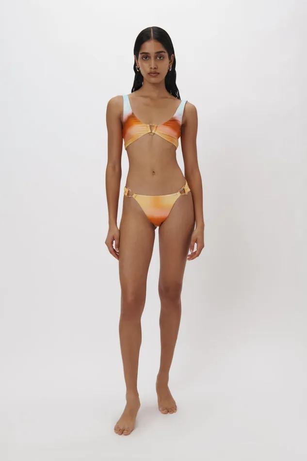 Women Astrid Bikini Top Sunset Blur Orchid Jonathan Simkhai Swimwear