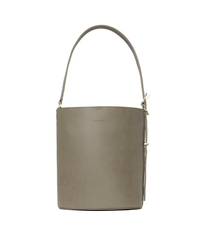 Women Azur Vegan Bucket Bag 8211 Vintage Sage Matt and Nat Shoulder Bags
