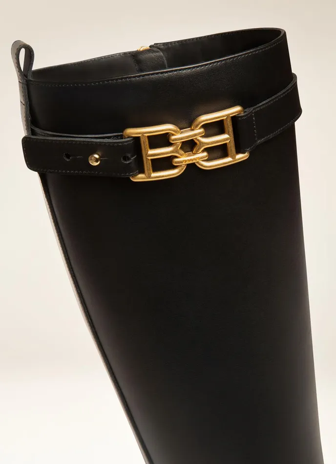 Women Bally Boots Gaila 8211 Leather Boots In Black