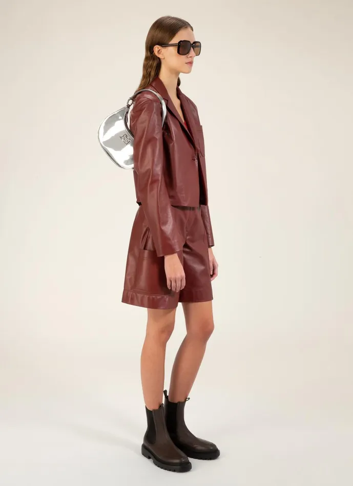 Women Bally Boots Ginny Flat 8211 Leather Boots In Brown