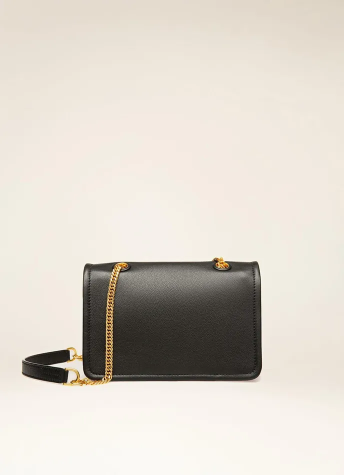Women Bally Crossbody Bags Viva Small 8211 Leather CrossBody Bag In Black