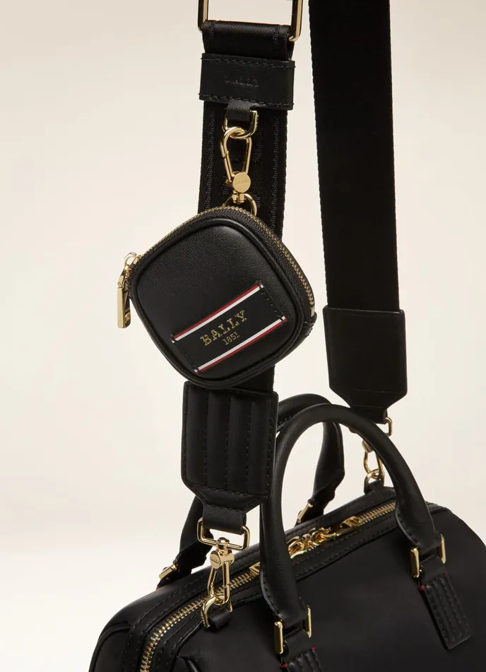 Women Bally Mini And Belt Bags Evin 8211 Recycled Nylon Minibag In Black