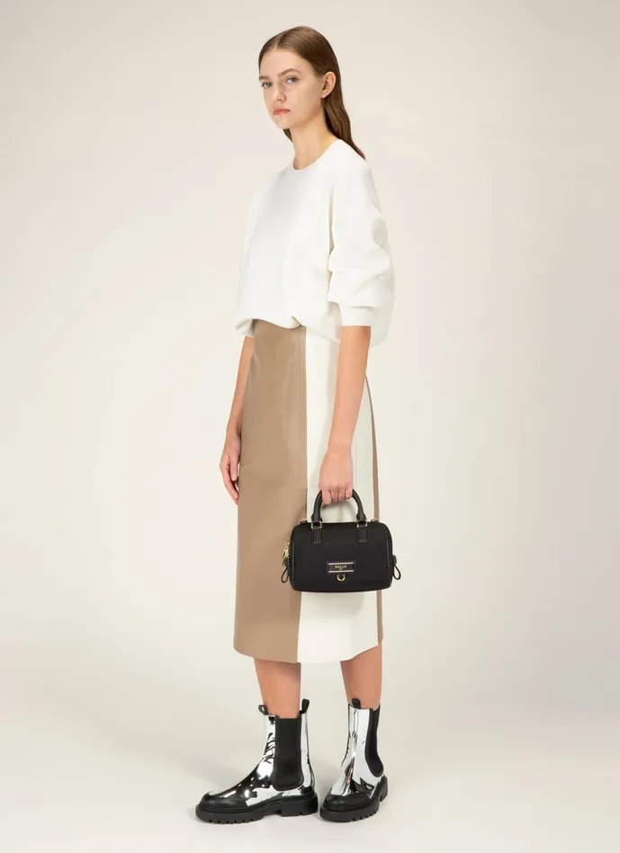 Women Bally Mini And Belt Bags Evin 8211 Recycled Nylon Minibag In Black