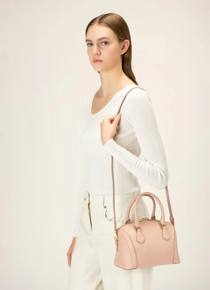 Women Bally Mini And Belt Bags Saffi Small 8211 Leather Minibag In Blush Pink
