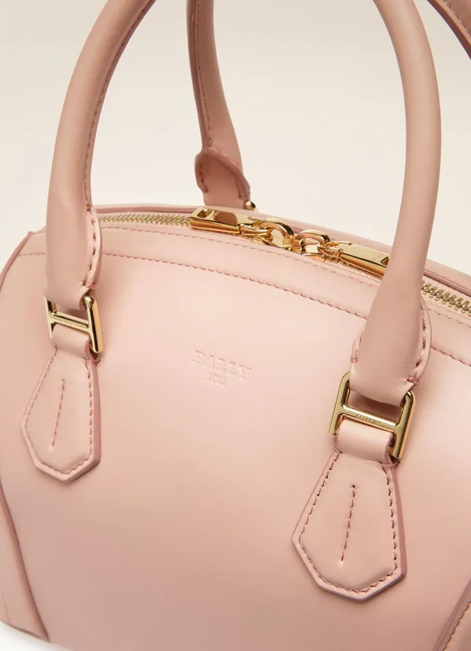Women Bally Mini And Belt Bags Saffi Small 8211 Leather Minibag In Blush Pink