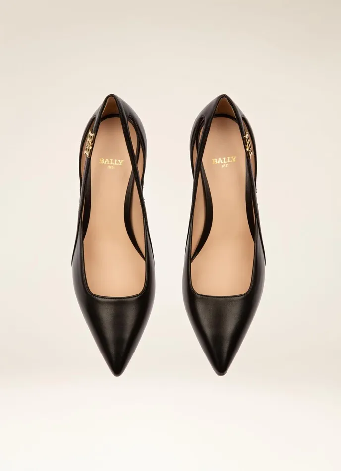 Women Bally Pumps Elsa 8211 Leather Pumps In Black
