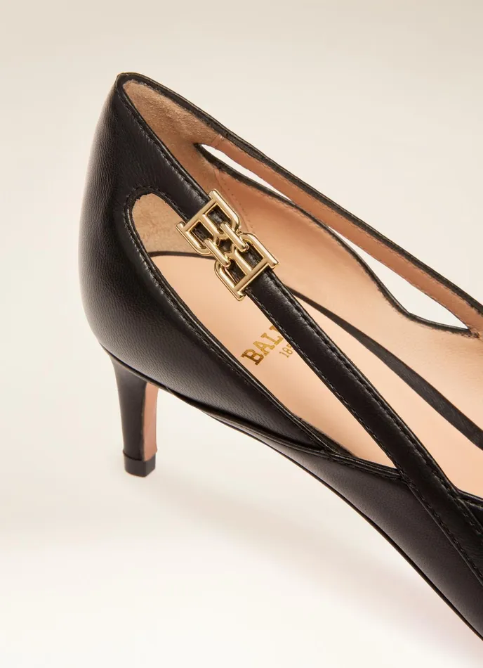 Women Bally Pumps Elsa 8211 Leather Pumps In Black