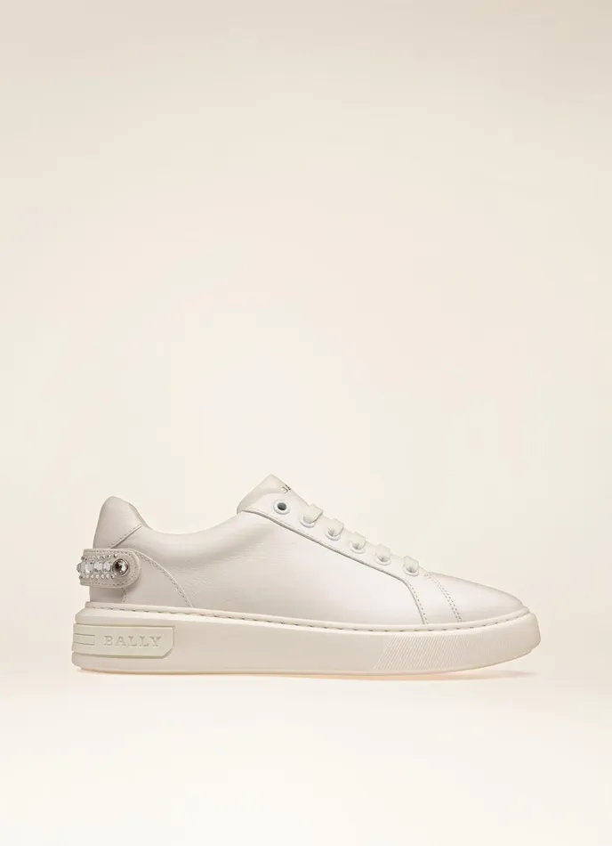 Women Bally Sneakers Malya 8211 Leather Sneakers In White