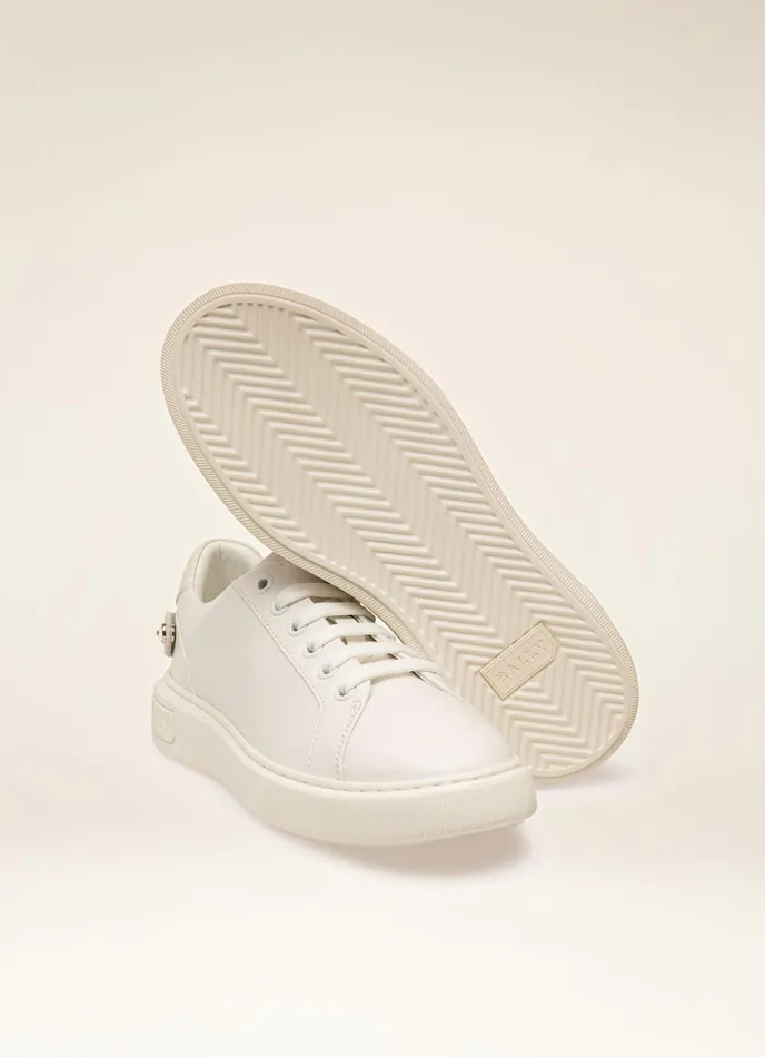Women Bally Sneakers Malya 8211 Leather Sneakers In White