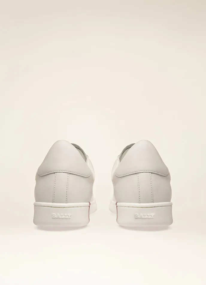 Women Bally Sneakers Wivian 8211 Leather Sneaker In White