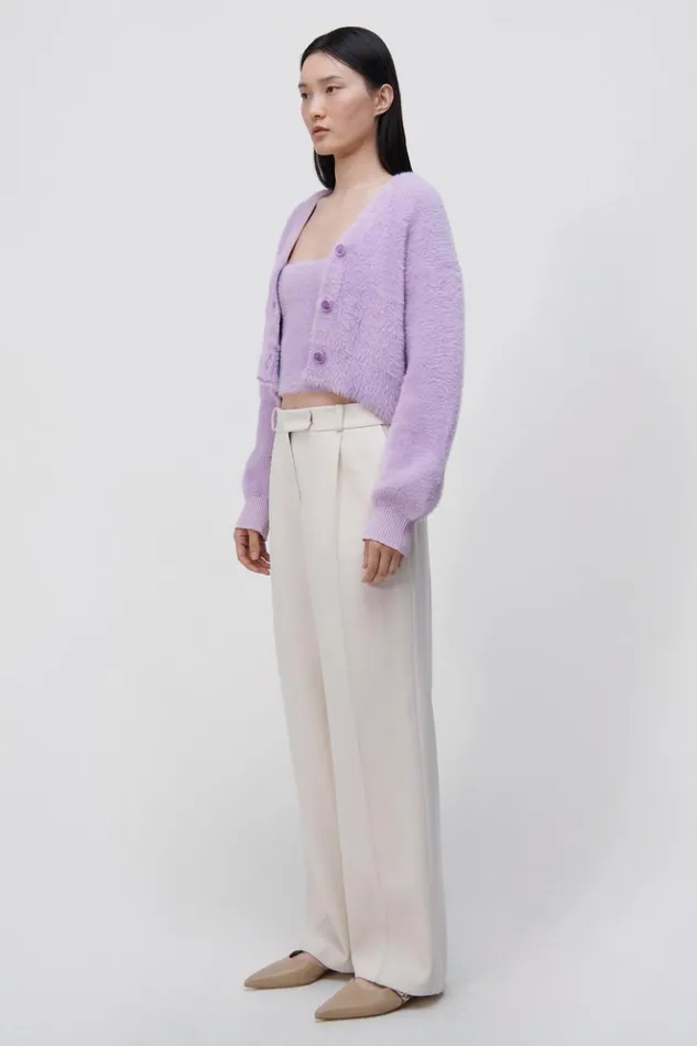 Women Bambi Cardigan Lavender Jonathan Simkhai Knitwear