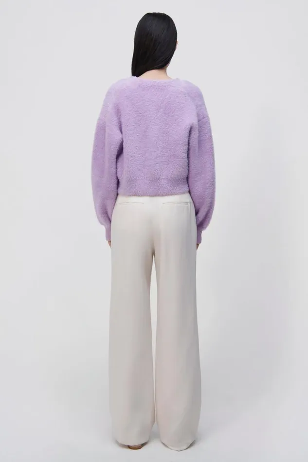 Women Bambi Cardigan Lavender Jonathan Simkhai Knitwear