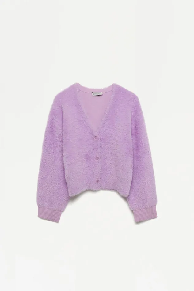 Women Bambi Cardigan Lavender Jonathan Simkhai Knitwear