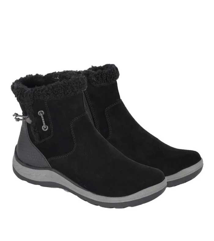 Women Baretraps Booties Kalina Cold Weather Bootie Black Suede Women Baretraps Booties Kalina Cold Weather Bootie Black Suede