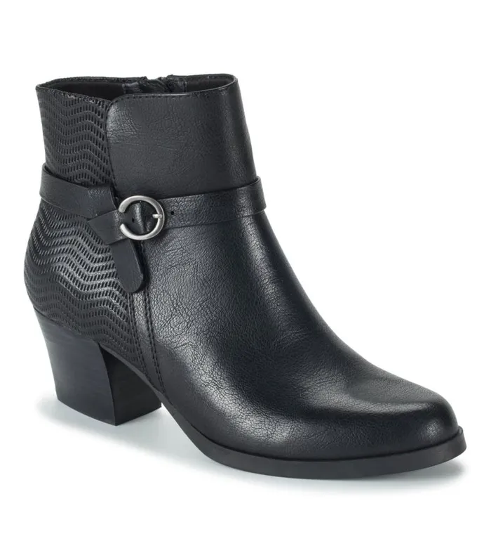 Women Baretraps Booties Linda Block Heel Bootie Black