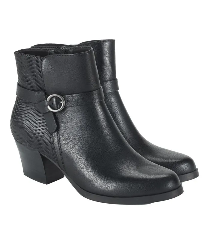 Women Baretraps Booties Linda Block Heel Bootie Black Women Baretraps Booties Linda Block Heel Bootie Black