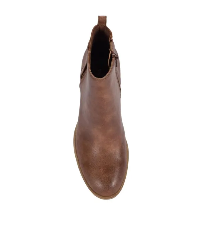 Women Baretraps Booties Rhoslyn Block Heel Bootie Brush Brown Women Baretraps Booties Rhoslyn Block Heel Bootie Brush Brown