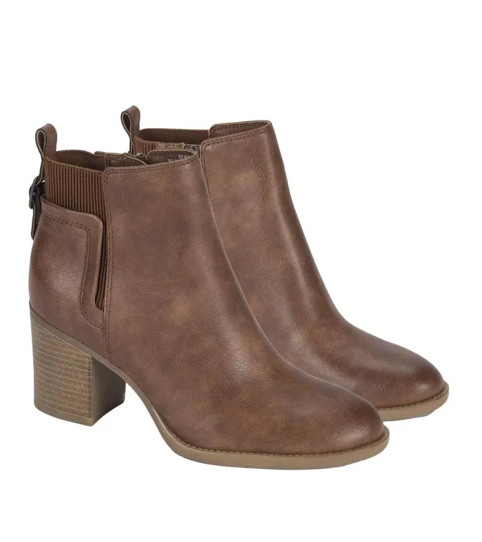 Women Baretraps Booties Rhoslyn Block Heel Bootie Brush Brown Women Baretraps Booties Rhoslyn Block Heel Bootie Brush Brown