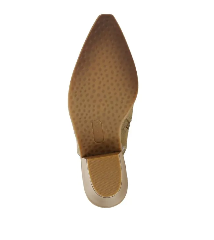 Women Baretraps Booties Yangley Block Heel Bootie Gold Women Baretraps Booties Yangley Block Heel Bootie Gold