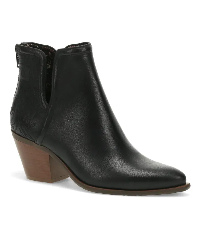 Women Baretraps Booties Yara Block Heel Bootie Black