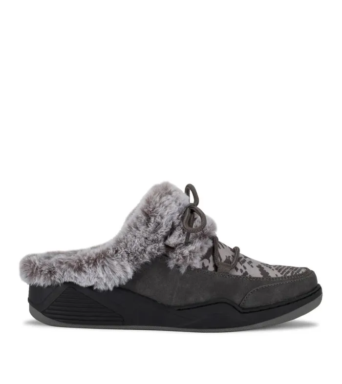 Women Baretraps Clogs and Mules Landon Clog Slipper Dark Grey Zebra Women Baretraps Clogs and Mules Landon Clog Slipper Dark Grey Zebra