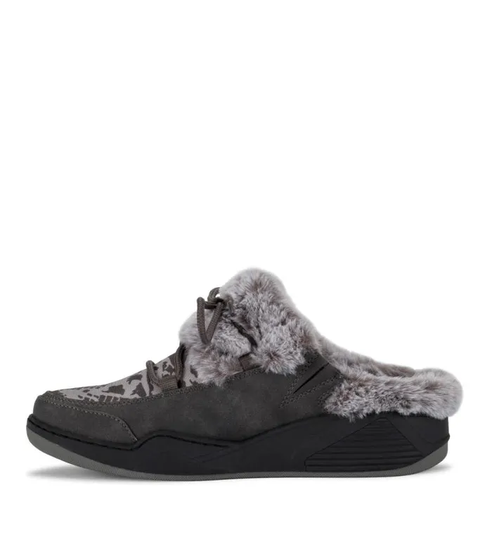 Women Baretraps Clogs and Mules Landon Clog Slipper Dark Grey Zebra Women Baretraps Clogs and Mules Landon Clog Slipper Dark Grey Zebra