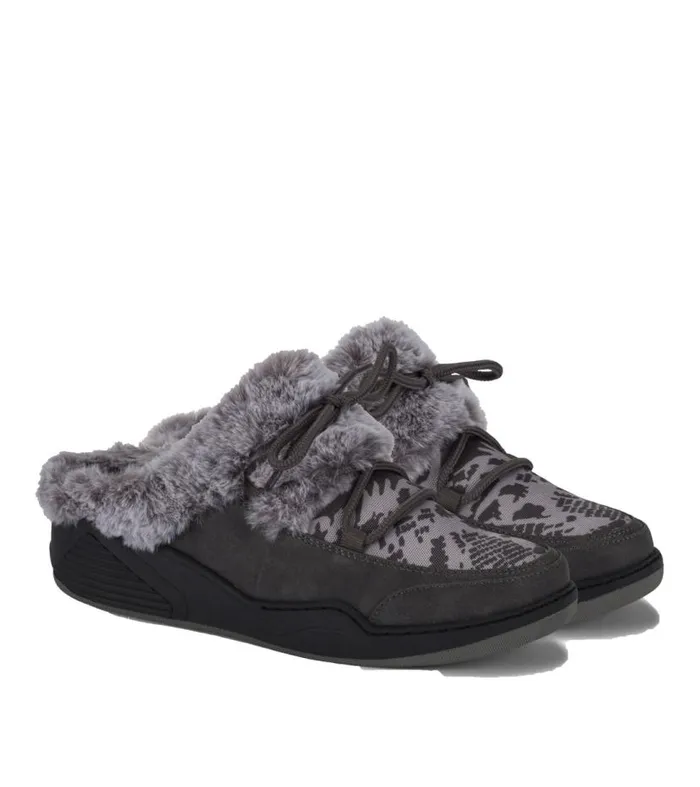 Women Baretraps Clogs and Mules Landon Clog Slipper Dark Grey Zebra Women Baretraps Clogs and Mules Landon Clog Slipper Dark Grey Zebra