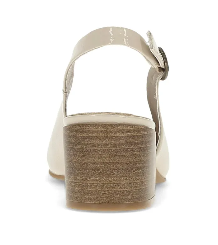 Women Baretraps Dress Shoes Ester Block Heel Slingback Pump Ivory Women Baretraps Dress Shoes Ester Block Heel Slingback Pump Ivory