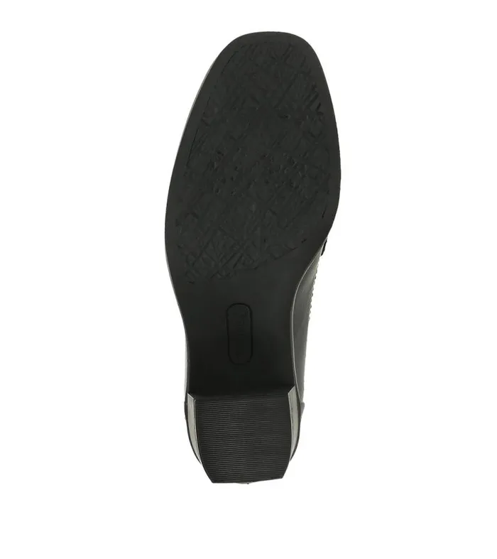 Women Baretraps Dress Shoes Gretel Block Heel Loafer Black Patent Women Baretraps Dress Shoes Gretel Block Heel Loafer Black Patent