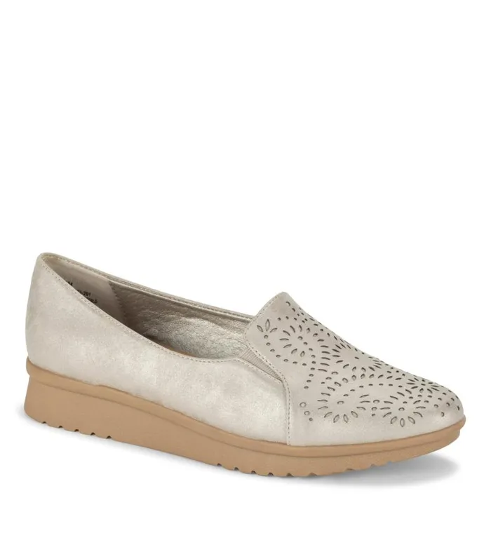 Women Baretraps Flats and Loafers Amry Slip On Loafer Champagne