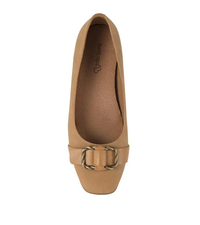 Women Baretraps Flats and Loafers Colette Flat Sandstone Women Baretraps Flats and Loafers Colette Flat Sandstone