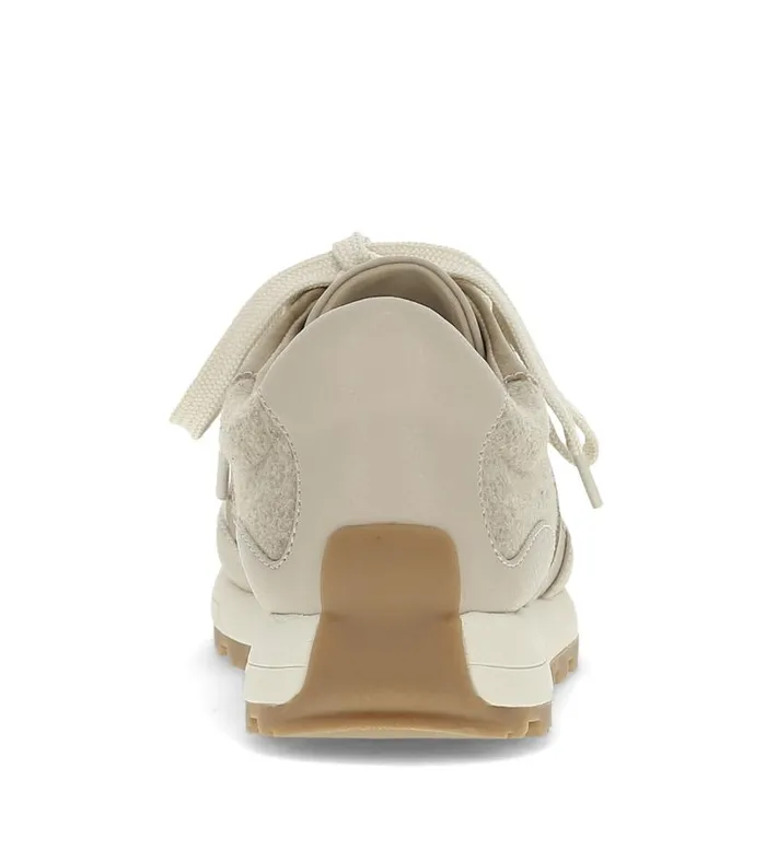 Women Baretraps Flats and Loafers Gwenda Lace Up Sneaker Buff Women Baretraps Flats and Loafers Gwenda Lace Up Sneaker Buff