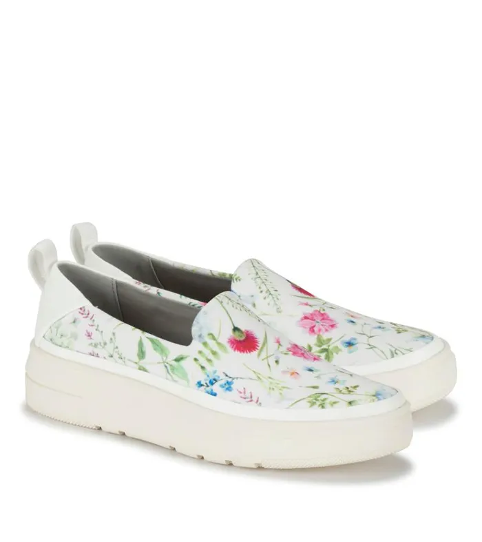 Women Baretraps Flats and Loafers Nevin Slip On Sneaker White Multi Flower Canvas Women Baretraps Flats and Loafers Nevin Slip On Sneaker White Multi Flower Canvas