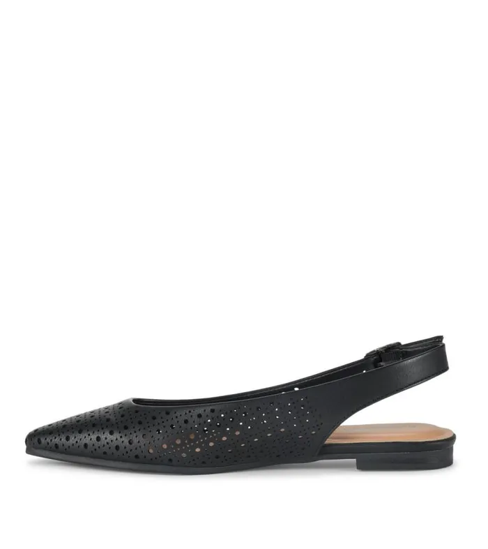 Women Baretraps Flats and Loafers Riva Slingback Flat Black Women Baretraps Flats and Loafers Riva Slingback Flat Black