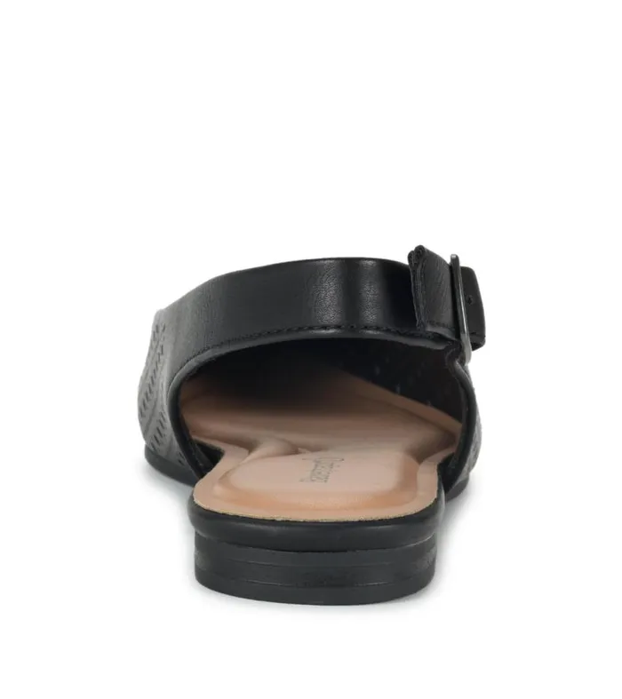 Women Baretraps Flats and Loafers Riva Slingback Flat Black Women Baretraps Flats and Loafers Riva Slingback Flat Black