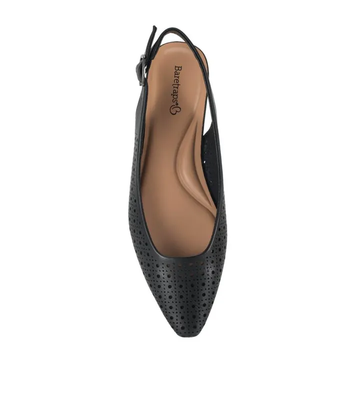 Women Baretraps Flats and Loafers Riva Slingback Flat Black Women Baretraps Flats and Loafers Riva Slingback Flat Black