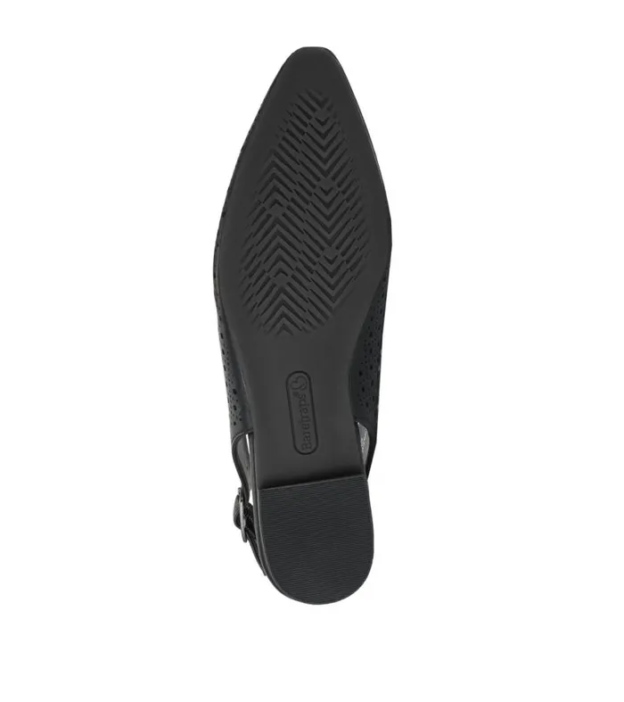Women Baretraps Flats and Loafers Riva Slingback Flat Black Women Baretraps Flats and Loafers Riva Slingback Flat Black