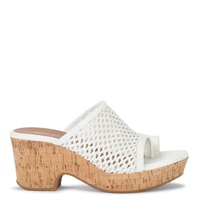 Women Baretraps Slides and Slip On Sandals Bethie Wedge Sandal White Women Baretraps Slides and Slip On Sandals Bethie Wedge Sandal White