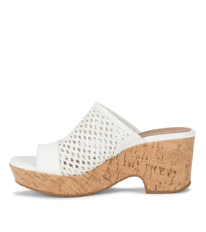 Women Baretraps Slides and Slip On Sandals Bethie Wedge Sandal White Women Baretraps Slides and Slip On Sandals Bethie Wedge Sandal White