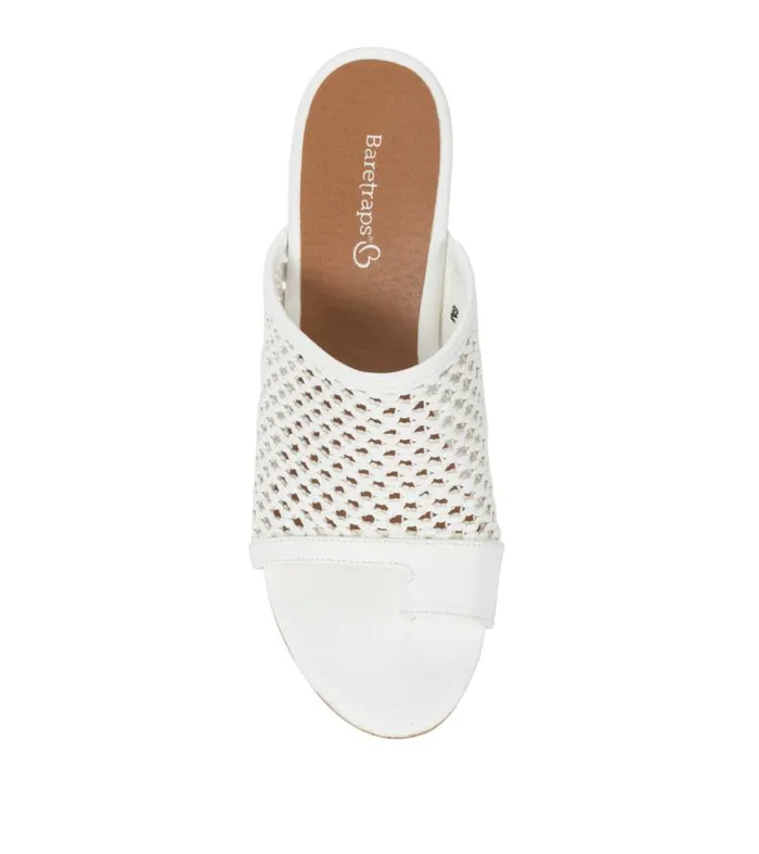 Women Baretraps Slides and Slip On Sandals Bethie Wedge Sandal White Women Baretraps Slides and Slip On Sandals Bethie Wedge Sandal White