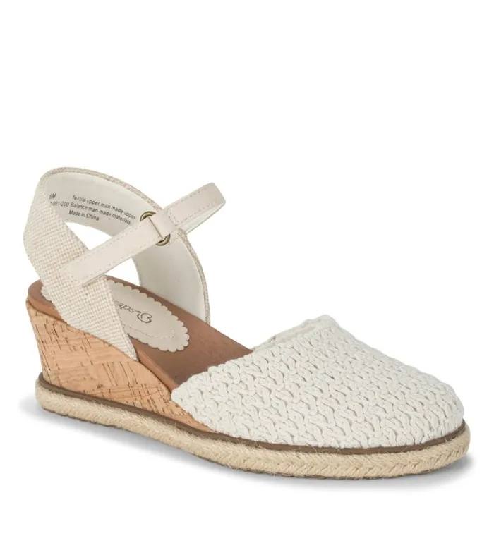 Women Baretraps Wedge Sandals Ocean Closed Toe Wedge Sandal Natural