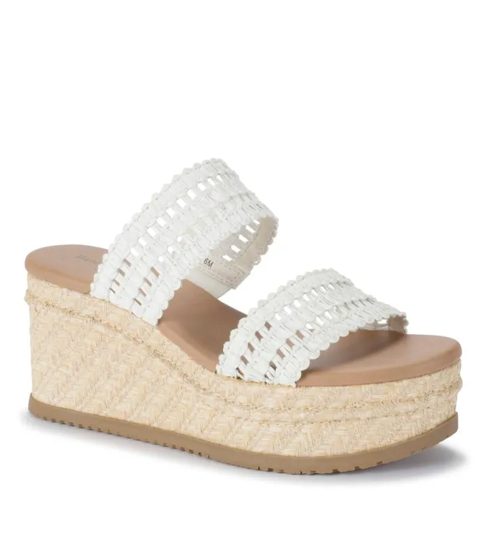 Women Baretraps Wedge Sandals Sophie Wedge Sandal White