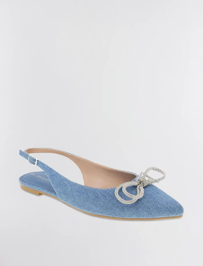 Women BCBG Shoes Kristin Flat Denim