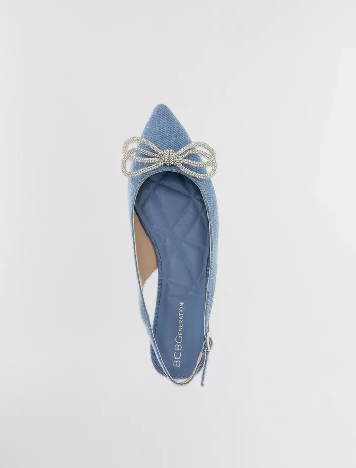 Women BCBG Shoes Kristin Flat Denim Women BCBG Shoes Kristin Flat Denim