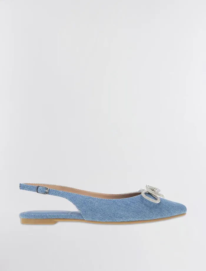 Women BCBG Shoes Kristin Flat Denim Women BCBG Shoes Kristin Flat Denim