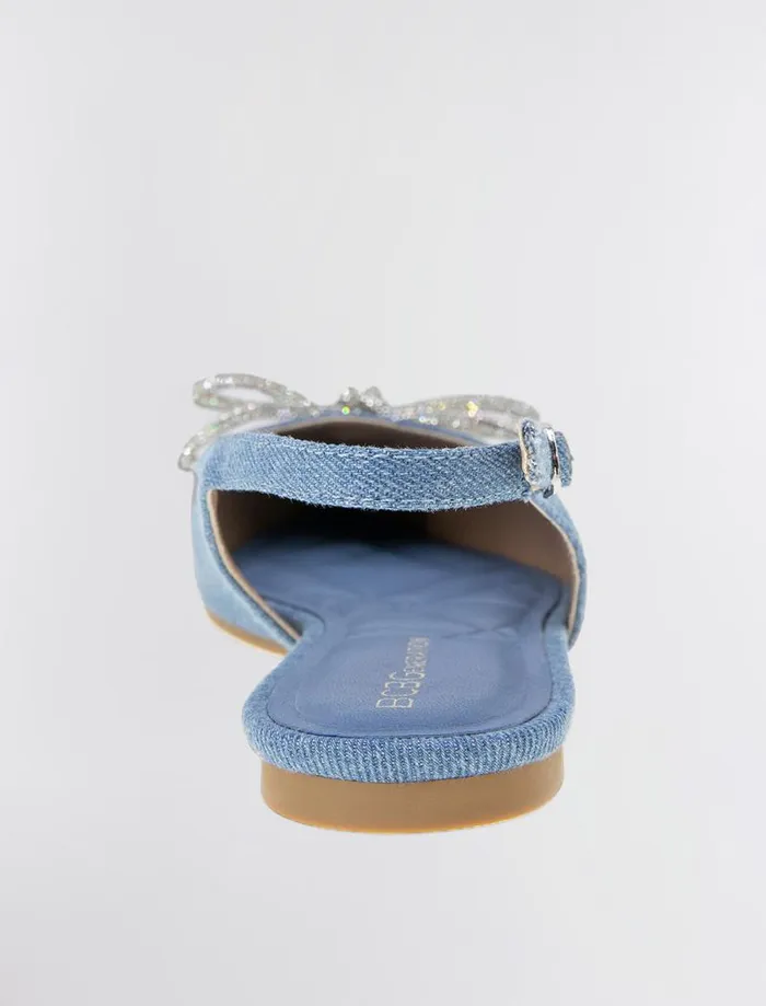 Women BCBG Shoes Kristin Flat Denim Women BCBG Shoes Kristin Flat Denim